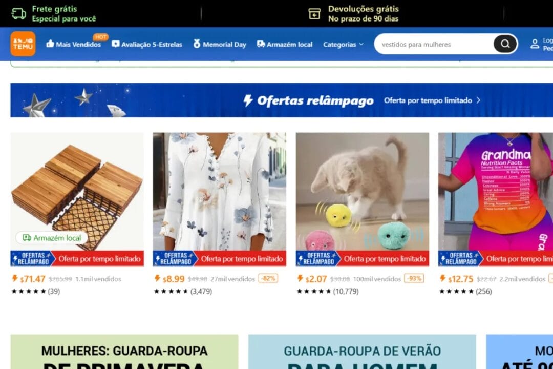 TEMU, Rival de Shopee, Shein y Amazon, llega a Brasil para inaugurar una nueva era del e-commerce!
