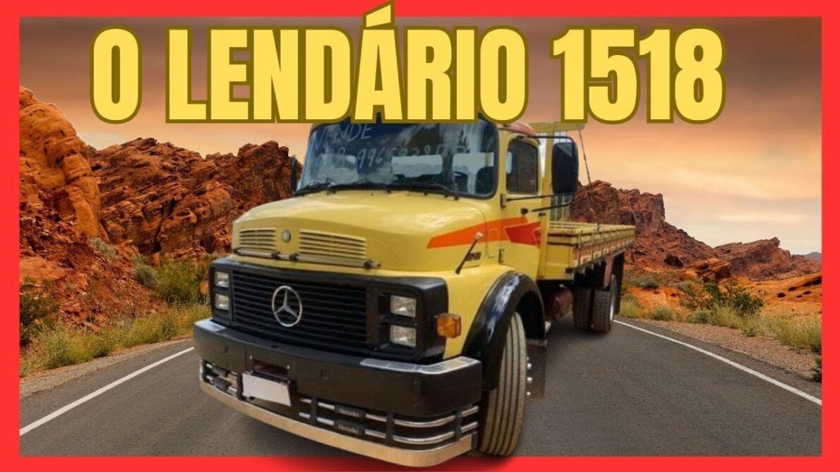 Mercedes 1518: um marco na história dos caminhões no Brasil, reconhecido pela robustez e desempenho, desde sua introdução em 1986 até se tornar uma relíquia nos dias de hoje