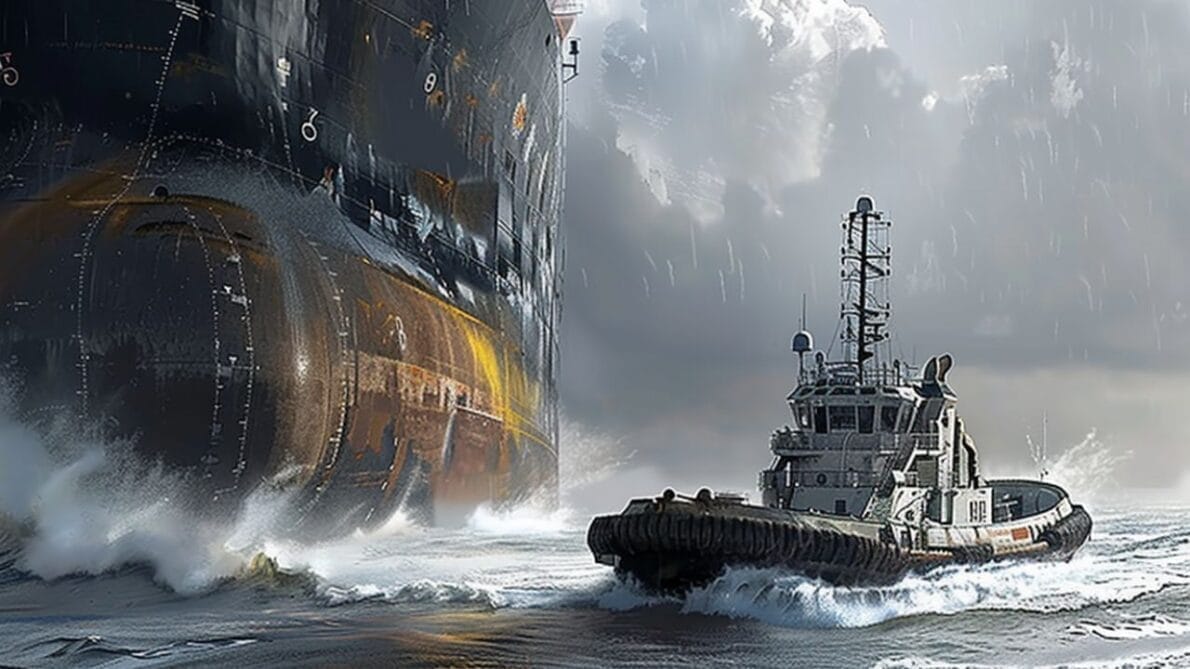 O trabalho incansável dos rebocadores para manobrar navios gigantes nos portos revela uma utilização surpreendente de energia e inovações tecnológicas