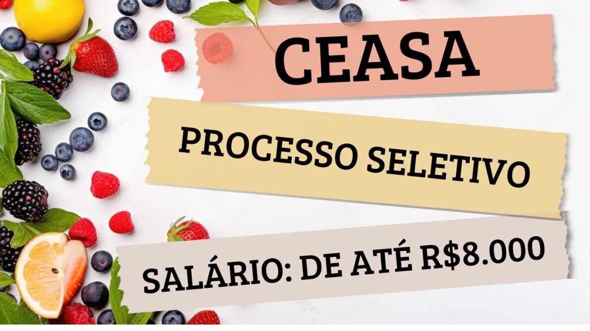 ceasa - processo seletivo - concurso público