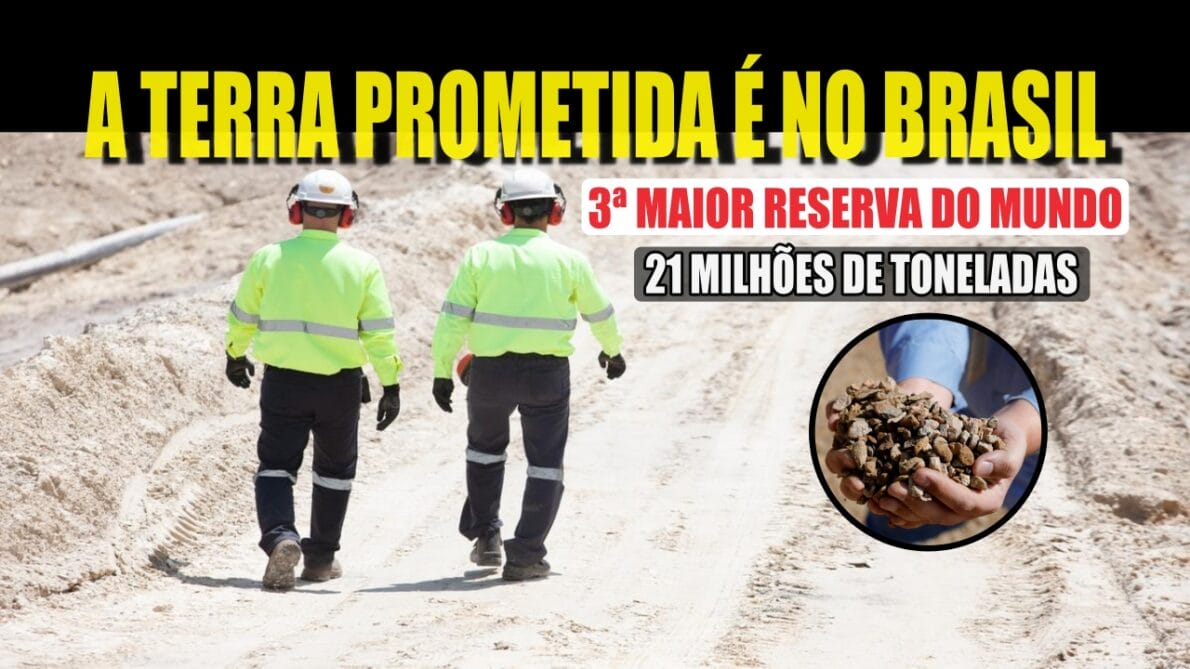 terras raras - mineração - ferro - reserva - minério - jazidas - nióbio - mineral - metais - lítio - ouro - indústria - tecnologia