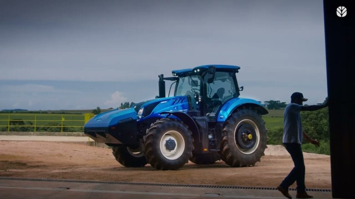 tratores - trator - new holland - combustível verde