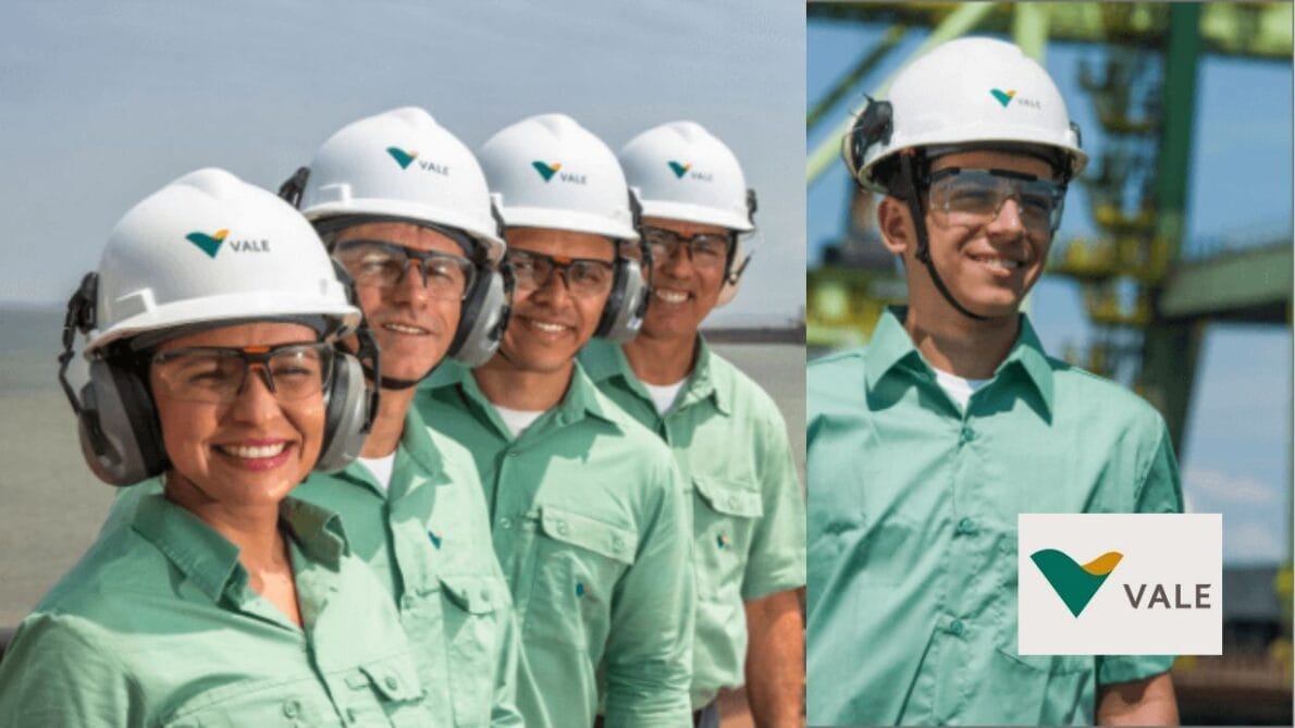 Vale anuncia novas vagas de emprego em diversos setores; oportunidades para oficial de mineração, gerente de offshore, técnica(o) em mecânica, engenheiro e mais