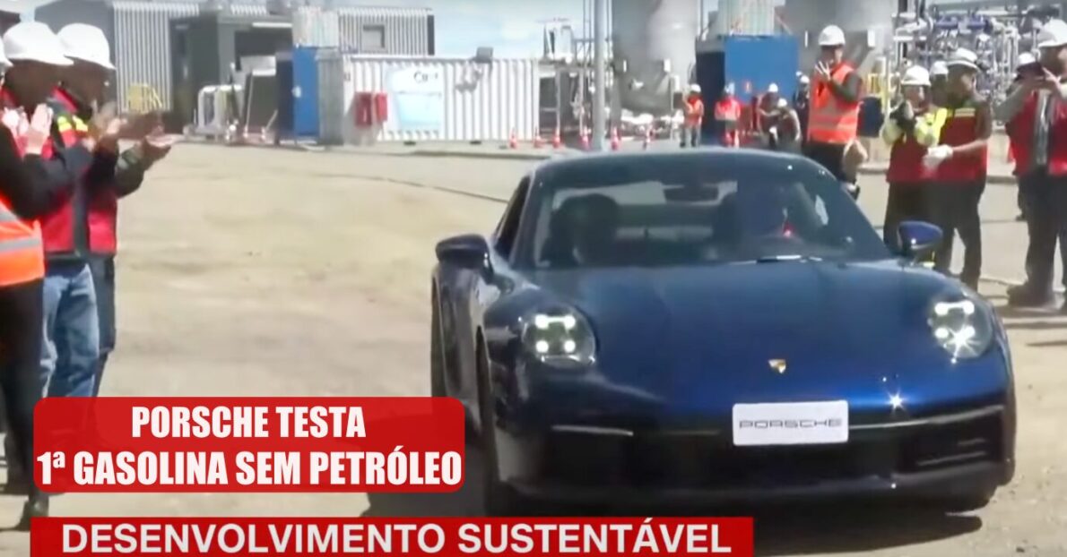 gasolina - combustível - preço - água - usina - Porsche - siemens - Chile