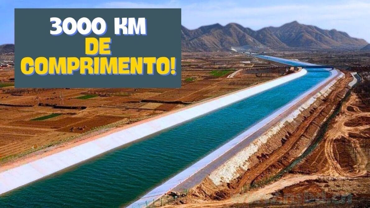 A China está investindo US$ 62 bilhões para criar a maior rede de rios artificiais do mundo, transportando água doce do sul para o norte do país