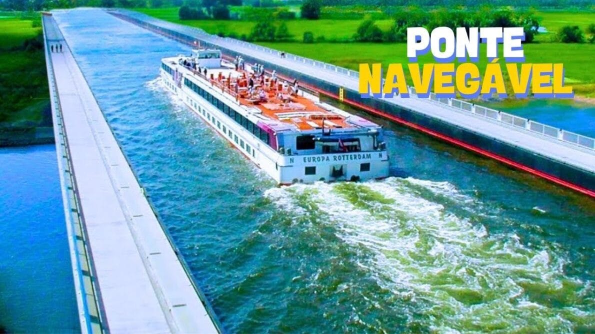 Alemanha constrói ponte aquática mais longa e cara do mundo!