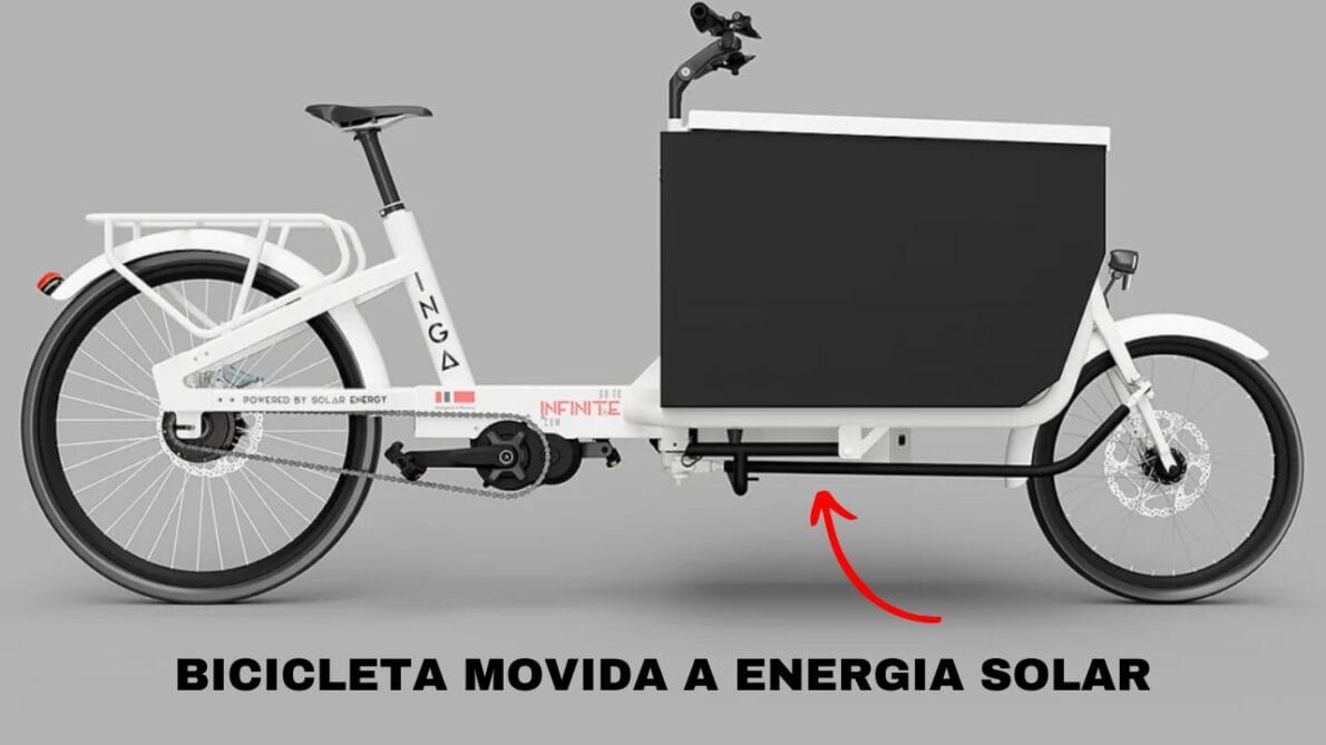 Startup lança bicicleta movida a energia solar. Com painéis solares e bateria eficiente, ela promete reduzir emissões de carbono.