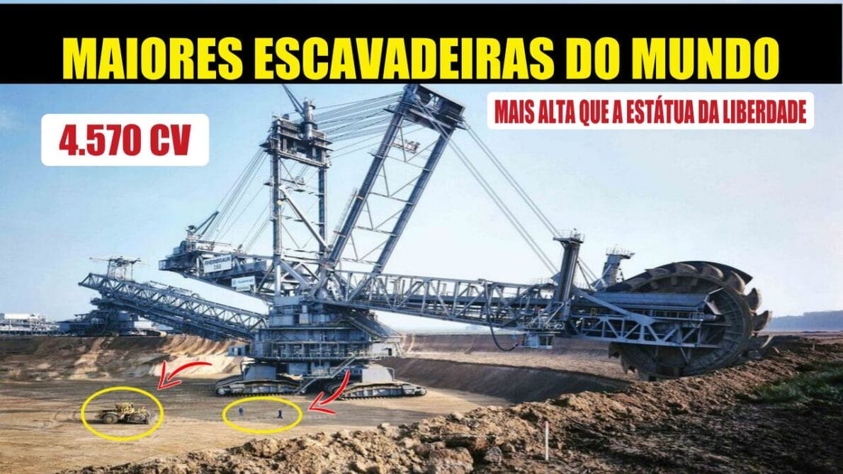 mineração - construção - escavadeiras - máquinas - motor - torre Eiffel - estátua da liberdade - Caterpillar