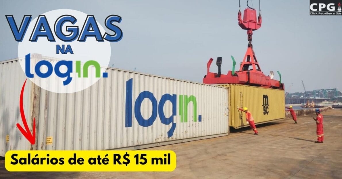 Log-In Logística está contratando profissionais para atuar em alto mar e também em terra