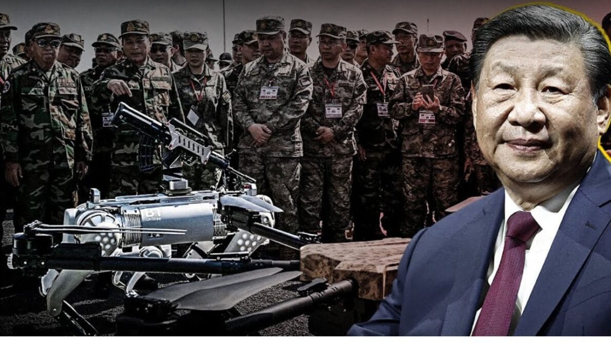 O Exército da China apresenta o "robot dog" como apoio direto aos soldados