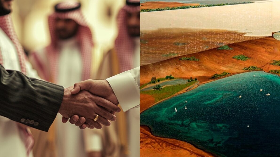 Arábia Saudita - cidade no deserto