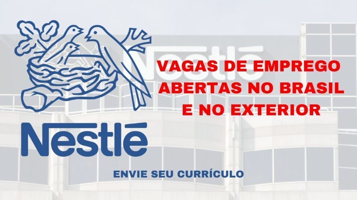 As inscrições já estão abertas! Os interessados em trabalhar na multinacional Nestlé podem enviar seus currículos e concorrer às vagas de emprego disponíveis.