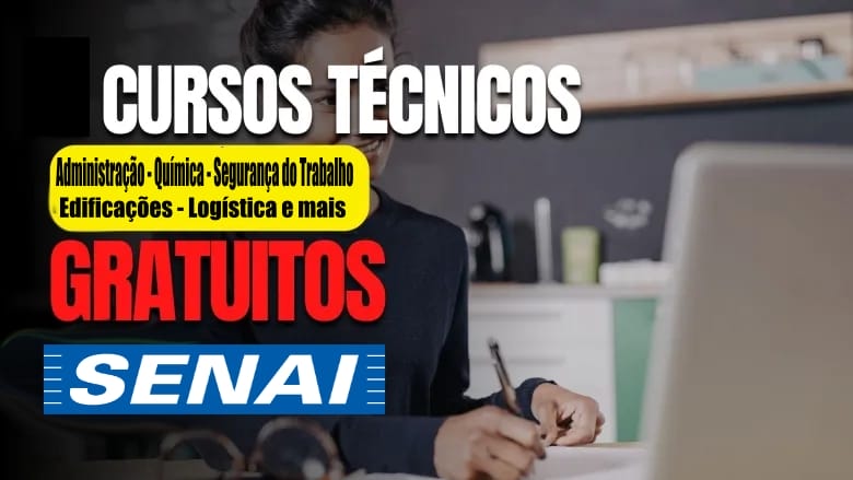 senai - cursos - técnicos - cursos técnicos - administração - logística - edificações