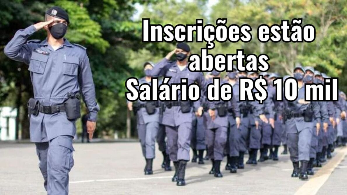 As inscrições estão abertas para o Concurso PM ES! São 40 vagas com salário de R$ 10 mil. Aproveite essa oportunidade!