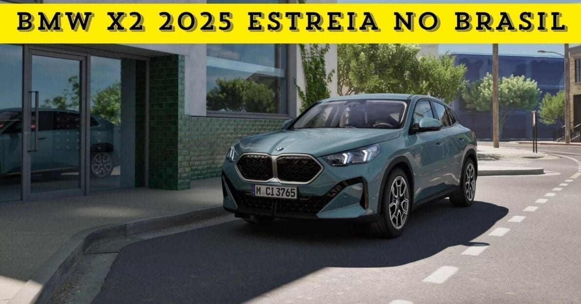 BMW X2 2025 estreia no Brasil com visual de Fiat Fastback, mas com o dobro de estilo e ainda mais completo!