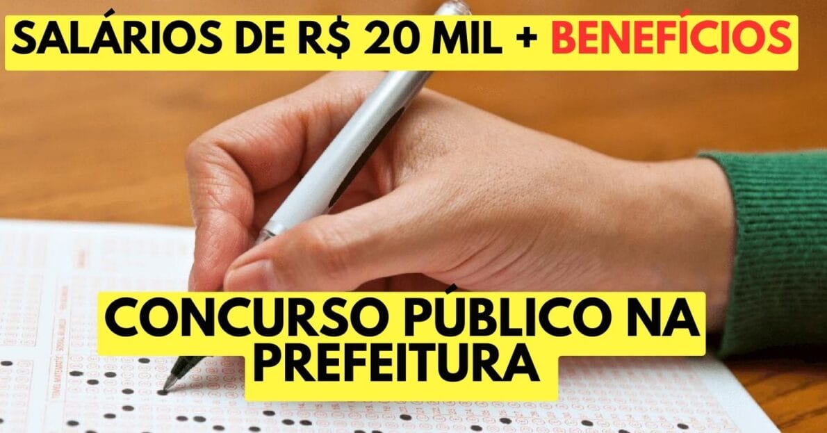 Concurso na prefeitura processo seletivo aberto