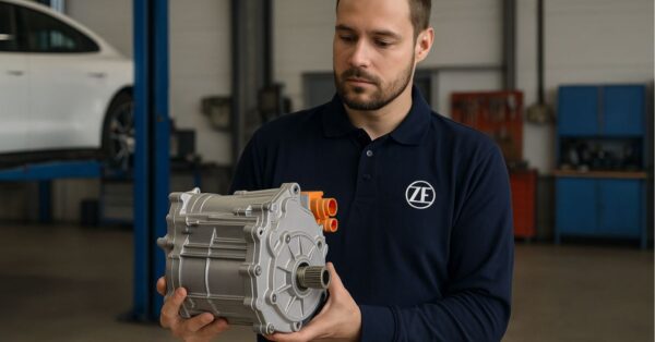 motor - motor elétrico - carro - carro elétrico - ZF