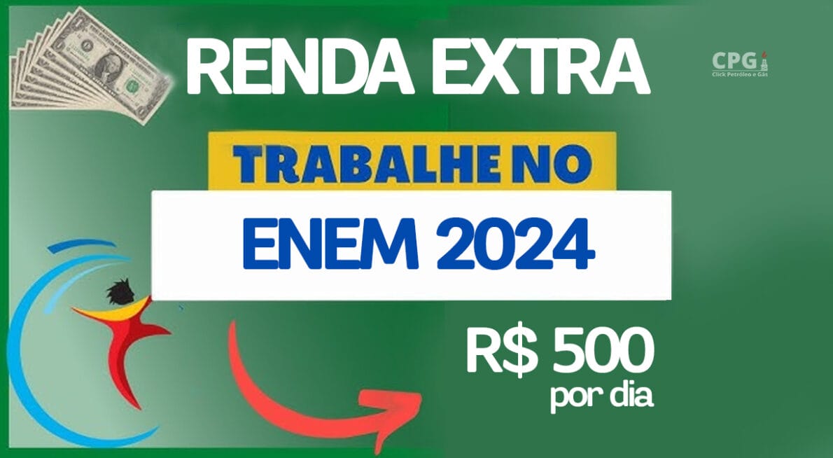 MEC reabre inscrições para certificadores do Enem. Ganhe R$ 500 por dia verificando a aplicação das provas. (Imagem: reprodução)