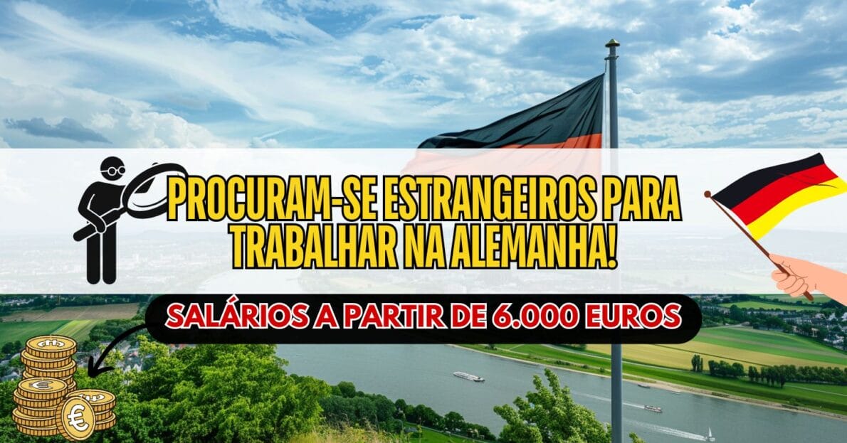 Escassez de mão-de-obra na Alemanha Com salários a partir de 6.000 EUROS, país está precisando de 80 MIL estrangeiros