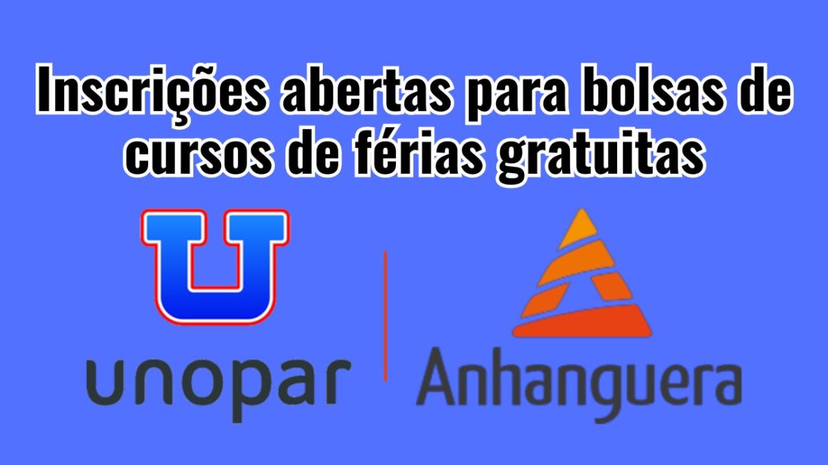Quer estudar de graça na Unopar Anhanguera? Cursos gratuitos em Direito, Psicologia, Saúde, Odontologia, Marketing e Tecnologia com CERTIFICADO