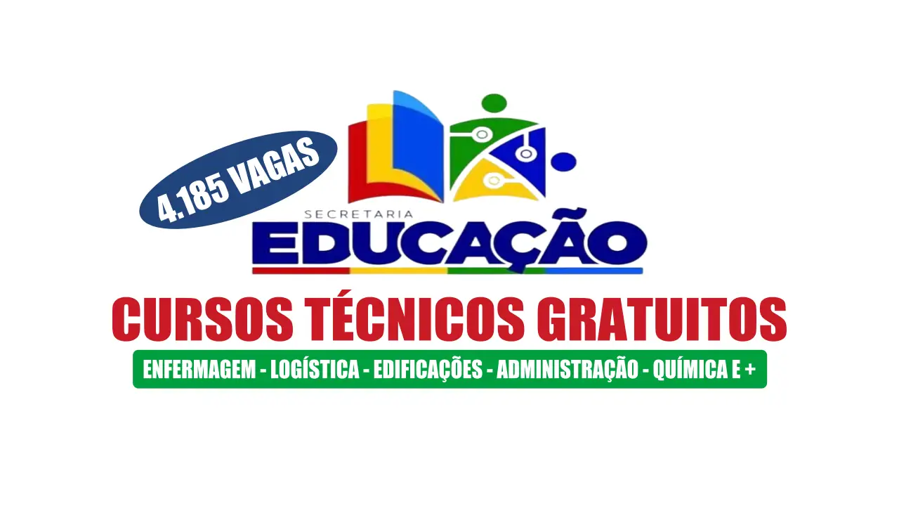 técnicos - cursos técnicos - cursos gratuitos - administração - enfermagem - logística - edificações - química