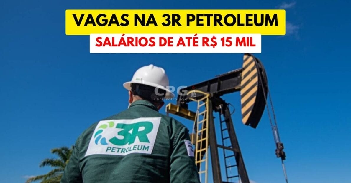 Trabalhe na 3R Petroleum vagas de emprego disponíveis para profissionais de nível técnico e superior
