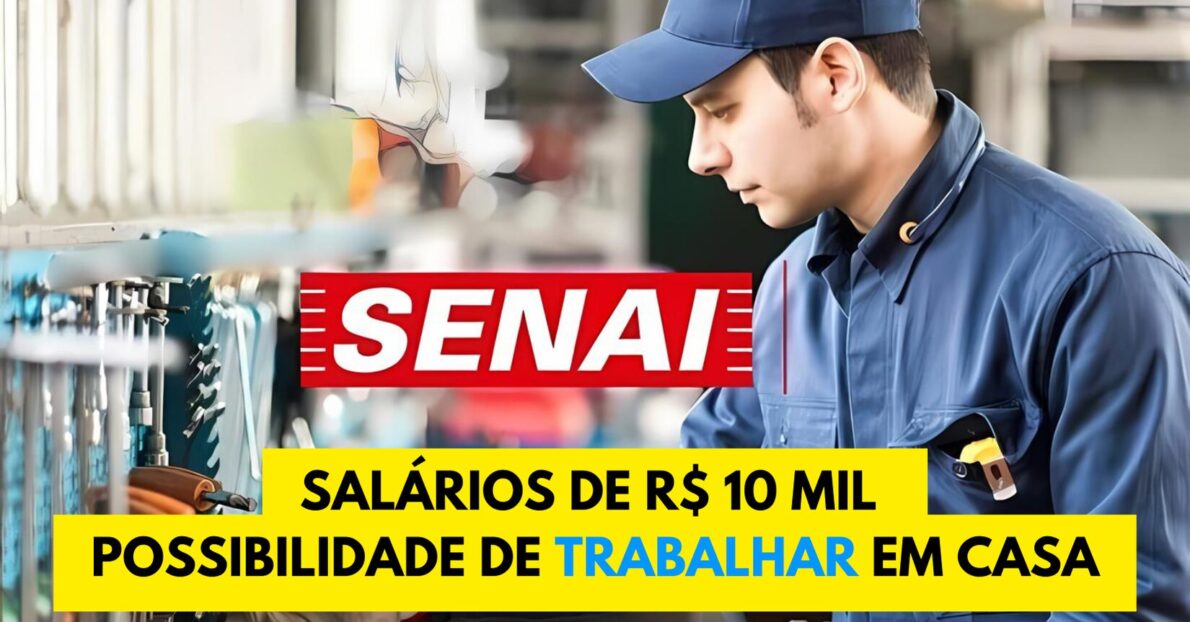 Vagas de emprego home office SESI SENAI e IEL