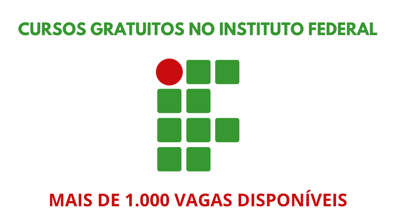 Instituto Federal abre mil vagas para cursos técnicos gratuitos em 10 campi; inscrições online vão até 12 de agosto pelo portal do candidato.