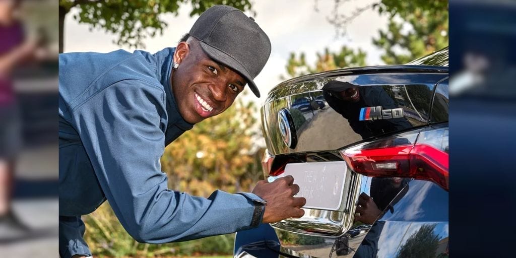 Vinicius Júnior, craque do Real Madrid e da seleção brasileira. (Imagem: reprodução)