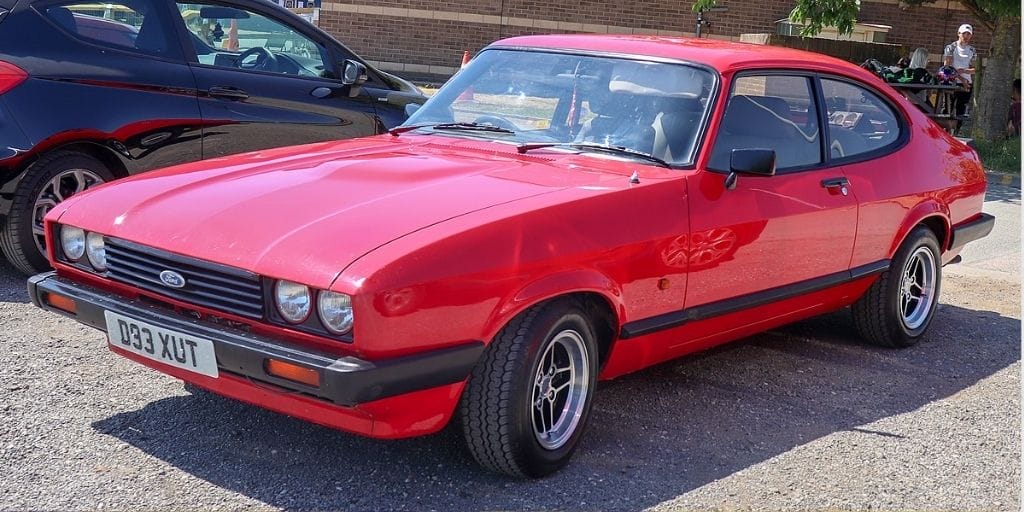 Ford Capri en su versión original. (Imagen: reproducción)