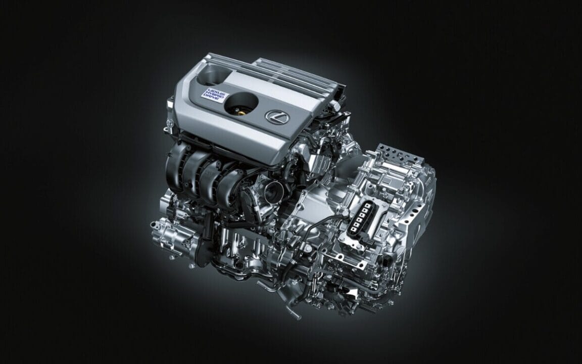 Motor que presenta o sistema híbrido de quarta geração do UX 250h que combina tecnologia de ponta com o motor a gasolina de 2.0 litros e 4 cilindros para eficiência e potência. (Imagen/ Divulgación)