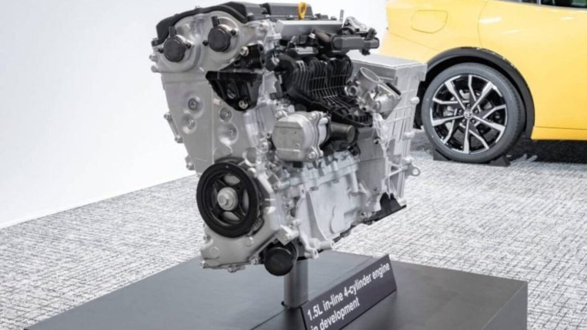 toyota”, “motor a combustão”, “3 cilindros”, “4 cilindros”