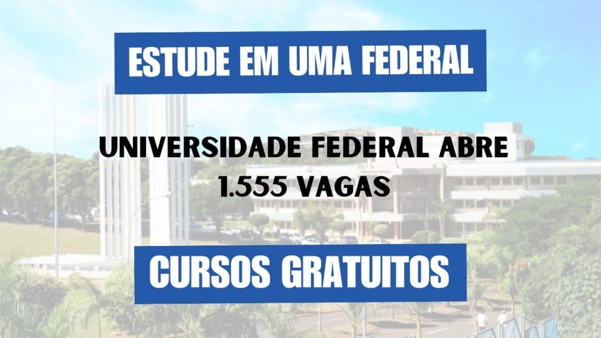 Universidade Federal abre 1.555 vagas em cursos gratuitos, priorizando transferências, candidatos estrangeiros e portadores de diploma. O processo seletivo oferece oportunidades inclusivas e de alta qualidade, com resultados previstos para julho.