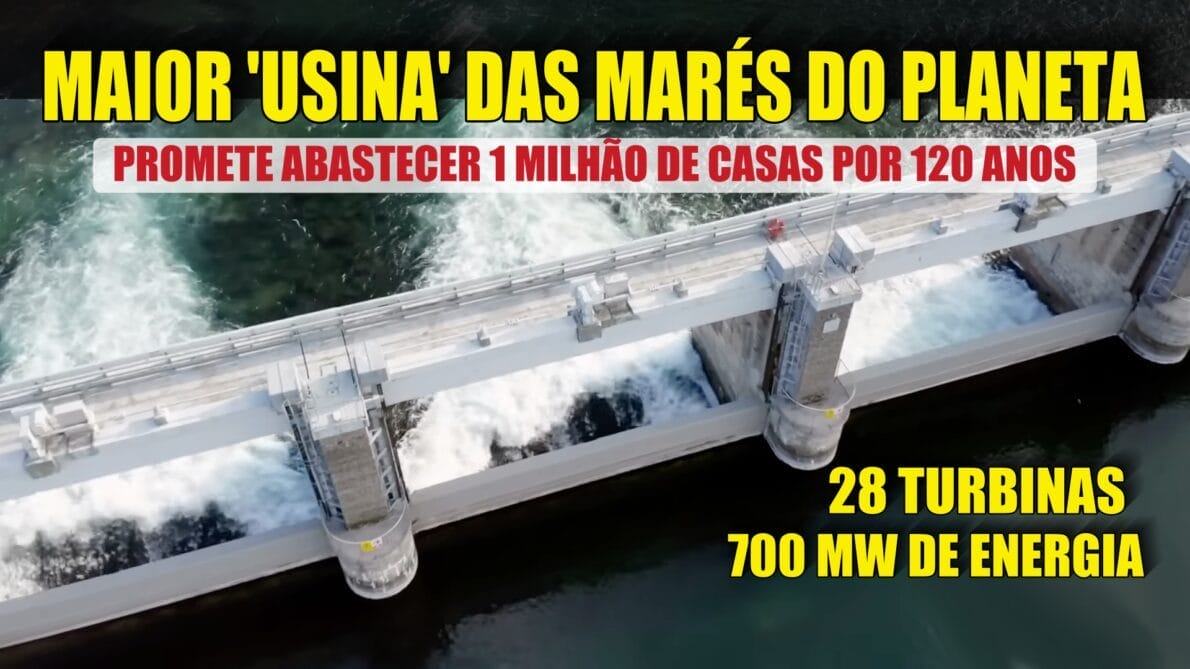 turbinas - usina - construção - energia - maremotriz - das marés - gerador