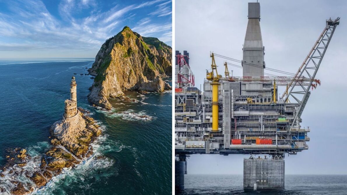 A Berkut, uma das maiores e mais avançadas plataformas petrolíferas offshore do mundo, opera em um dos ambientes mais extremos do planeta