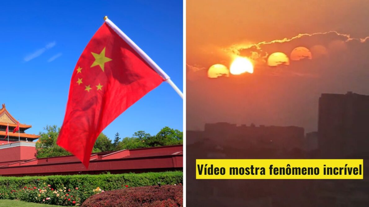A aparição dos sete sóis no céu de Chengdu, China, deixa internautas perplexos e viraliza nas redes sociais