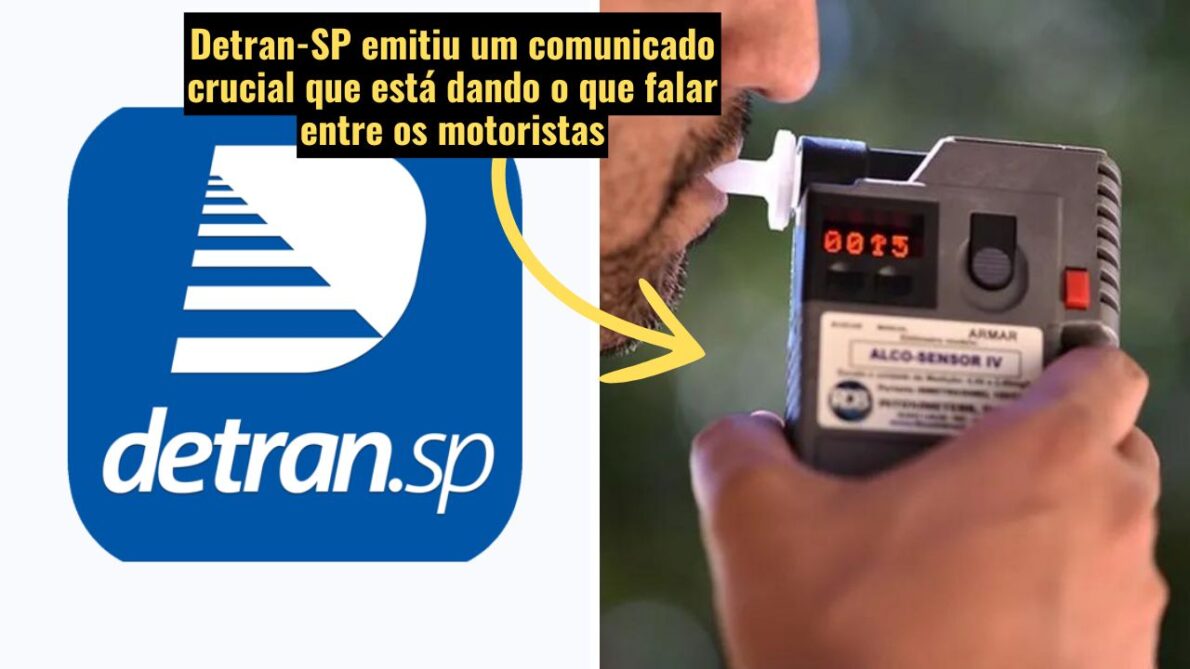 Detran-SP confirma virada em lei do bafômetro e alerta motoristas sobre desinformação