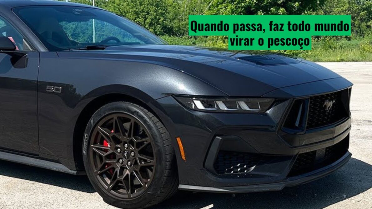 Ford Mustang GT 2025 é o tipo de carro que faz o coração acelerar só de ouvir o ronco do motor, esse V8 Coyote 5.0 é uma verdadeira sinfonia!