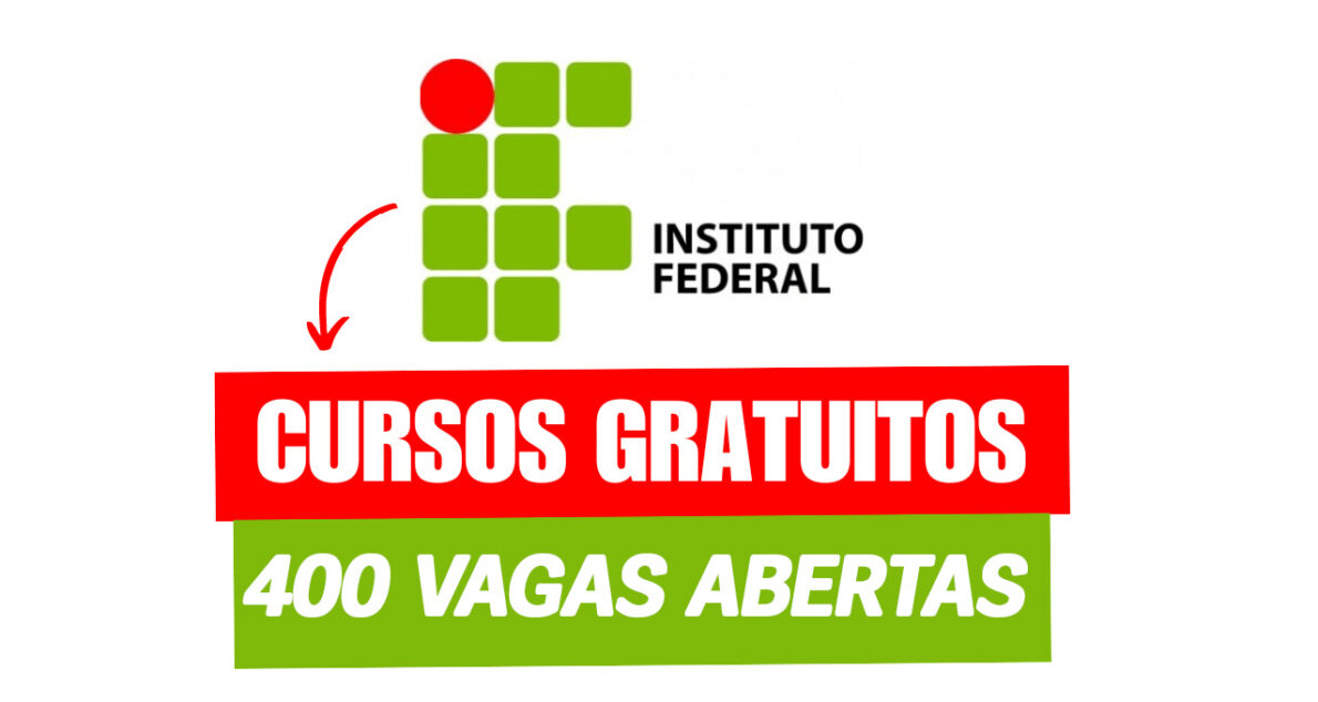 Instituto Federal reabre inscrições para mais de 400 cursos técnicos e superiores gratuitos