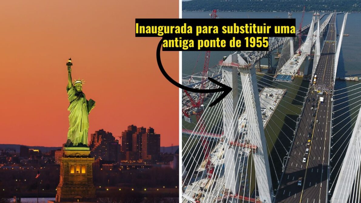 Nova ponte de Nova York com quase 5 quilômetros de extensão que custou nada menos que 3,14 bilhões de dólares