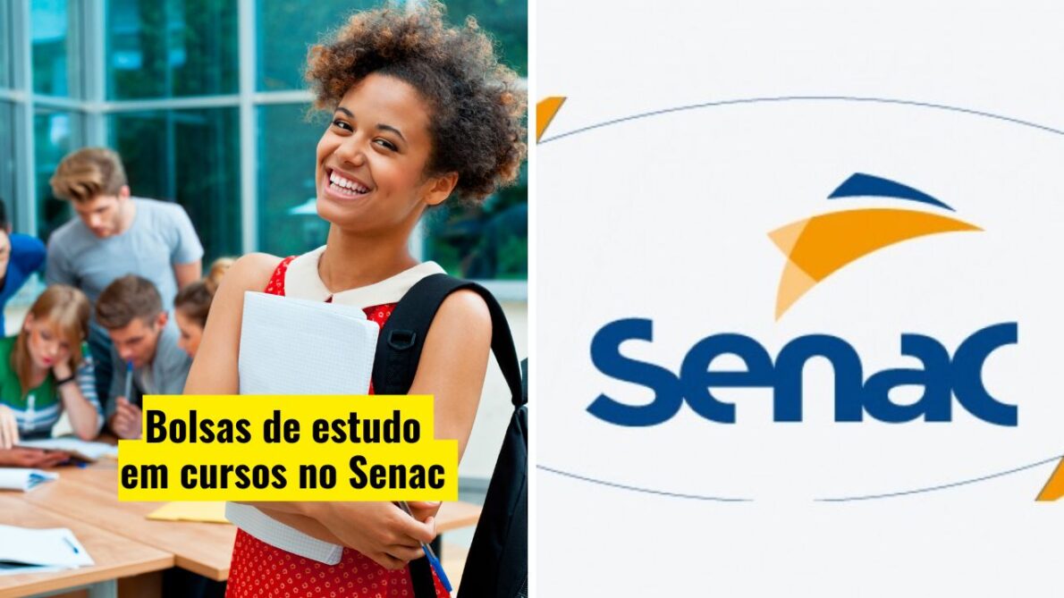 Senac abre inscrições para 394 vagas para bolsas de estudo em cursos, veja como se inscrever
