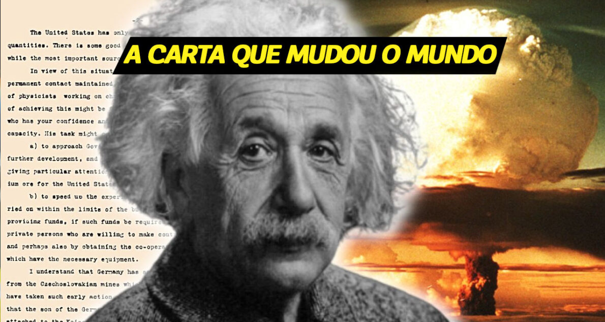 A carta de Einstein a Roosevelt deu início ao Projeto Manhattan, mudando para sempre o curso da humanidade com a criação da bomba atômica.