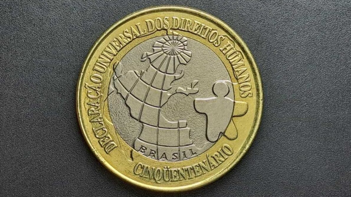 Moneda De 1 Real Derechos Humanos