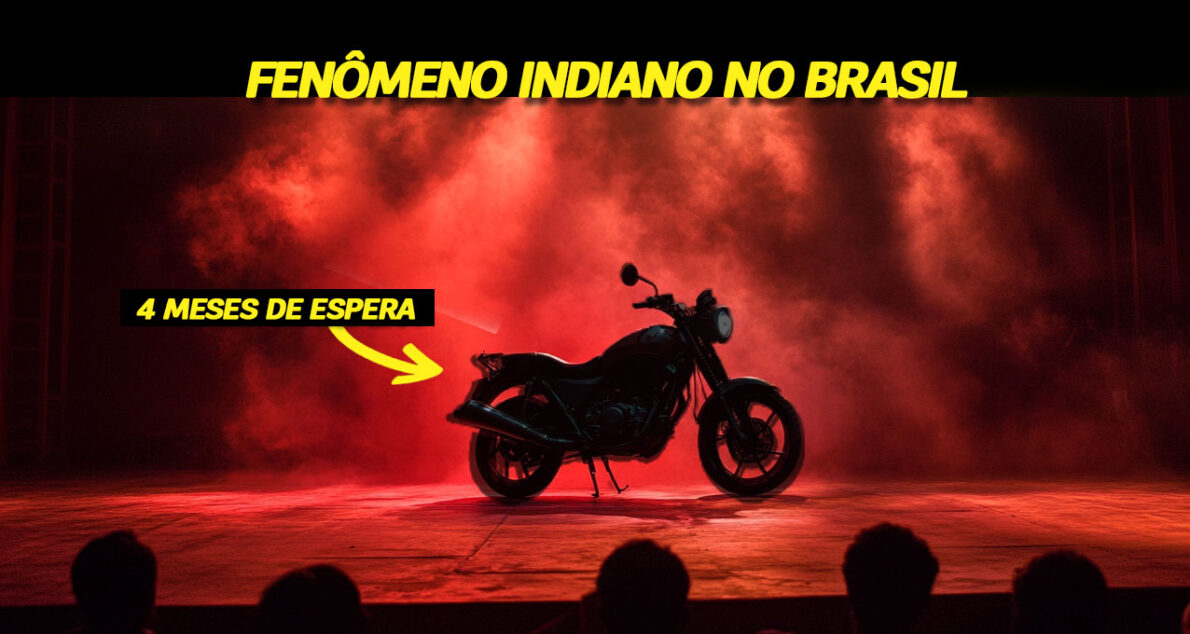 Motocicleta indiana invade o Brasil, se torna fenômeno e agora tem fila de espera de 4 meses