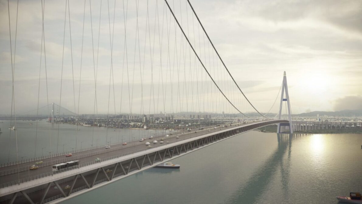 Sany completa concretagem da torre leste da ponte Shiziyang com nova tecnologia, marcando avanço importante em projeto de US$ 7 Bilhões