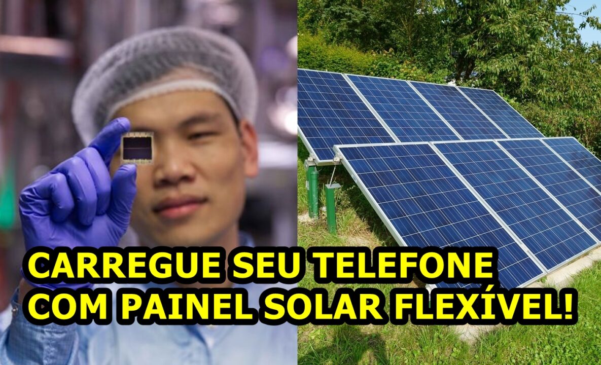 Revestimento solar, Tecnologia flexível, Carregar telefone, Alta eficiência, Inovação energética