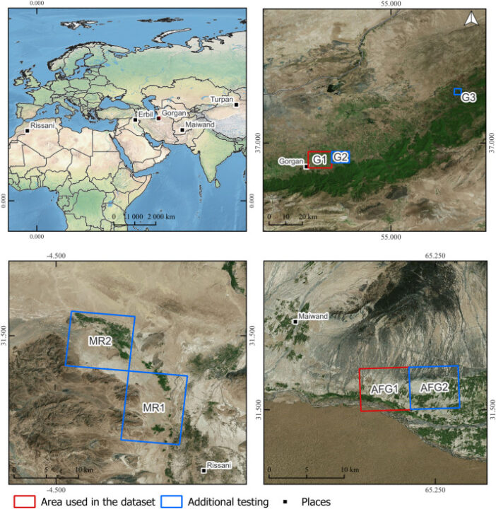 satélites, acueductos subterráneos