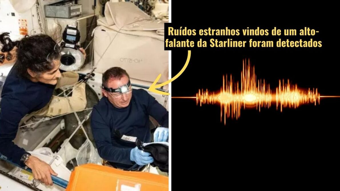 Astronautas presos no espaço a bordo da Starliner: "Há um ruído estranho saindo do alto-falante... Não sei o que o está produzindo"