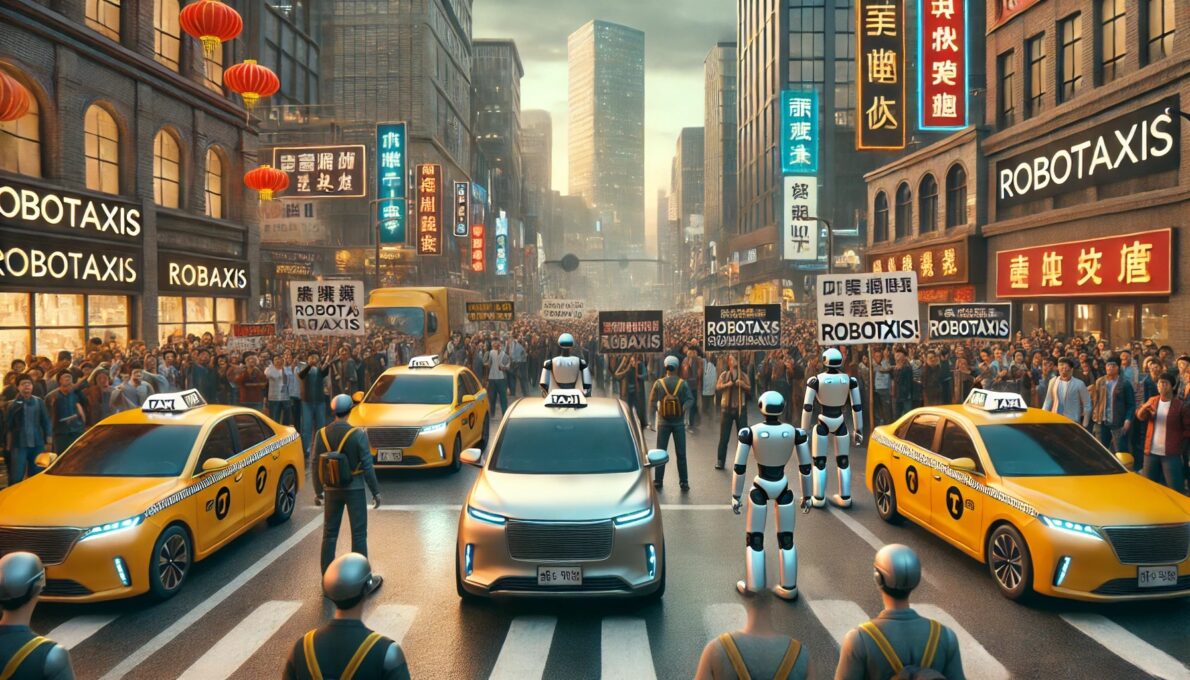 Revolta na China! Motoristas acusam robotáxis de roubar empregos