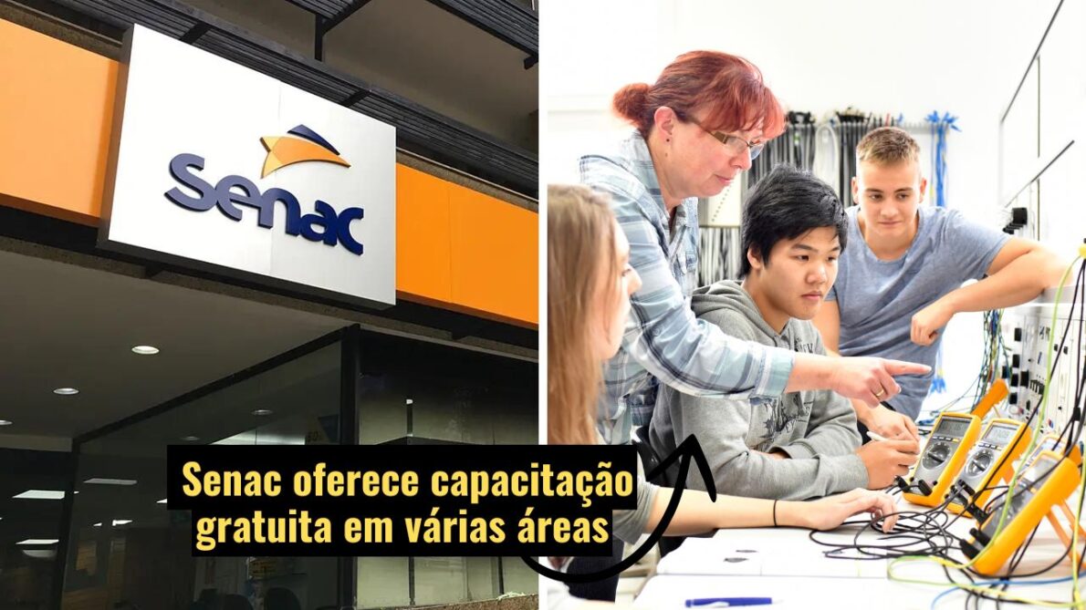 Setembro começa com a abertura de 732 novas vagas em cursos profissionalizantes gratuitos oferecidos pelo Senac